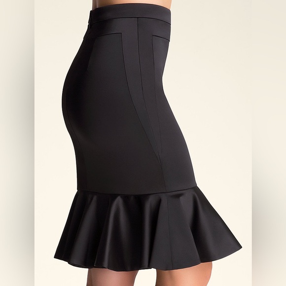 Bebe Ruffle Hem Skirt - Picture 3 of 8